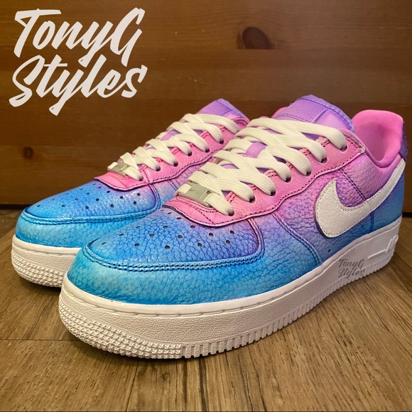 🥶NEW🥶 CUSTOM NIKE AIR FORCE 1 LOW “ICE BREAKER” - Picture 3 of 12